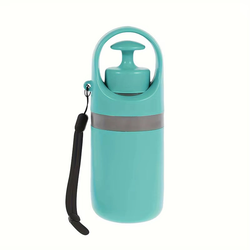 Portable Dog Pooper Scooper Outdoor Pet Waste Pick-Up Cleaner Built-In Garbage Bag Handheld Pet Poop Grabber No Touch Design