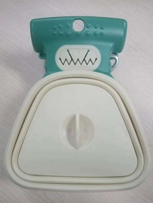 Pooper Scooper, Portable and Handheld Size for Walking Large and Small Dogs outside Yard or Travel Outdoors, Pup Poop Scoop With