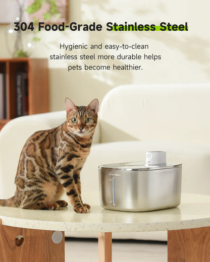APETDOLA 4L Wireless Cat Water Fountain Auto Sensor Drinking Fountain for Cats Dog Drinker Pet Water Dispenser Accessories