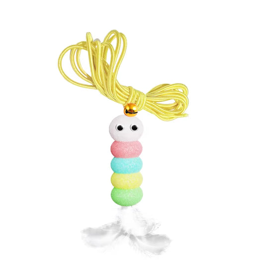 Pet Stress Relief Toys for Cats, Rechargeable Interactive Hanging Door Cat Toy, Automatic Electric Flying Bird Cat Toy for Hunt