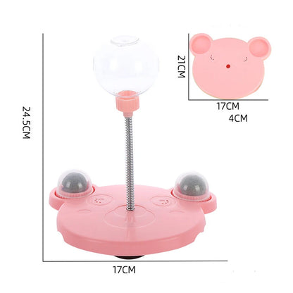 Pet Puzzle Food Leaking Ball Toy Cat Dog Interactive Treat Leaking Toy Catnip Slow Cat Dog Feeder Fun Pet Products Accessories